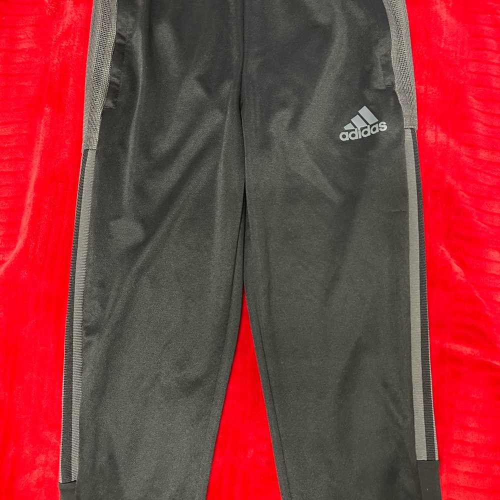 Adidas Kids Black Track Pants 2 Pair Black and White